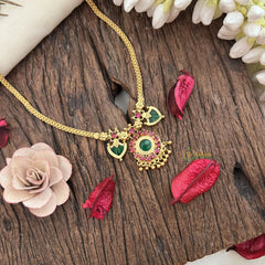 Traditional Kerala Palakka Short Neckpiece-G11373