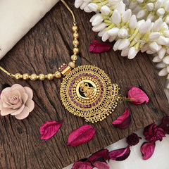 Traditional Kerala Lakshmi Pendant Neckpiece-G15295