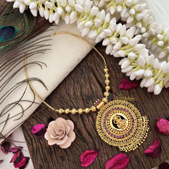 Traditional Kerala Lakshmi Pendant Neckpiece-G15295