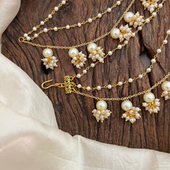 Vriksham Designer Pearl 3 Layer Bridal Maatil-G19252