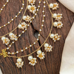 Vriksham Designer Pearl 3 Layer Bridal Maatil-G19252