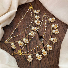 Vriksham Designer Pearl 3 Layer Bridal Maatil-G19252