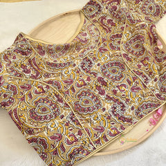 Light Reddish Pink Maheshwari Cotton Silk Saree -Handloom Maheshwari Saree-VS3647