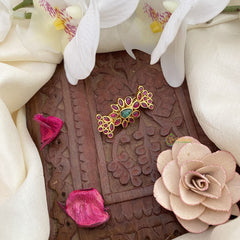 Vriksham Unique Kemp Stone Saree Pin-Saree Brooch-G17307