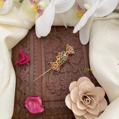 Vriksham Unique Kemp Stone Saree Pin-Saree Brooch-G17307