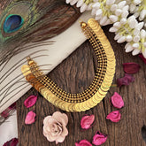 Vriksham Elegant Kerala Gold Lakshmi Coin Short Neckpiece-G19246