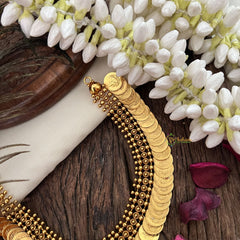 Vriksham Elegant Kerala Gold Lakshmi Coin Short Neckpiece-G19246