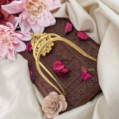 Vriksham Gold Look Alike Radha Krishna Vangi /Armlet-Red Green-G18516