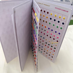 Colorful Round & Kalyanam Sticker Bindi Book-Navya Suhag-BB131