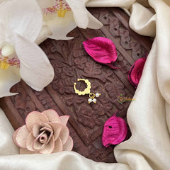 Vriksham Royal Blush Septum Ring in Gold Tone-Red-G20178