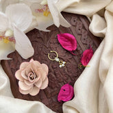 Vriksham Teardrop Elegance Pearl Septum Ring-White-G20184