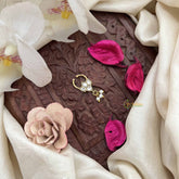 Vriksham Lotus Classic Kundan & Pearl Septum Ring-White-G20187