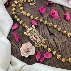 Vriksham Gold Look Alike Traditional Balaji Perumal Mogappu Chain-G18511