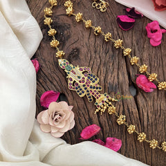 Vriksham Gold Look Alike Traditional Vitthal Krishna Mogappu Chain-G18512