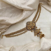 Premium Mayil Lakshmi Jada Bun Billai with Pearl Maatil-G13134