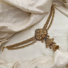 Premium Mayil Lakshmi Jada Bun Billai with Pearl Maatil-G13134