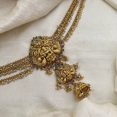 Premium Mayil Lakshmi Jada Bun Billai with Pearl Maatil-G13134