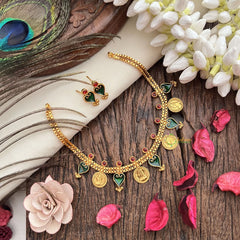 Vriksham Queen Victoria Coin With Kerala Palakka Neckpiece-G19238