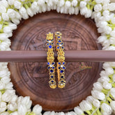 Vriksham Lakshmi Blue Floral Stone Bangles-G20882