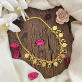 Vriksham Premium Lakshmi Coin and Manga Palakka Short Neckpiece-G17231