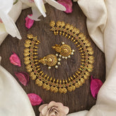 Vriksham Premium Gold Polish Coin Short Neckpiece-G16254