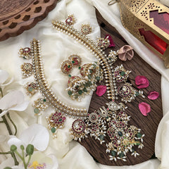 Vriksham Exquisite Nita Ambani Long Guttapusalu-G16169