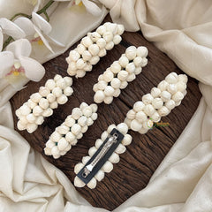 Vriksham Traditional Indian Jasmine Hair Clip-Set of 6-RG271