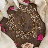 Vriksham Premium Floral AD Stone Short Neckpiece-G16255