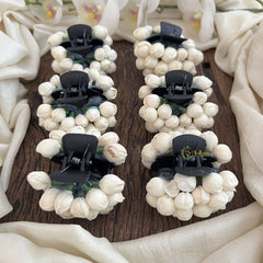 Vriksham Jasmine Mogra Bridal Hair Clip-Set of 6-RG272