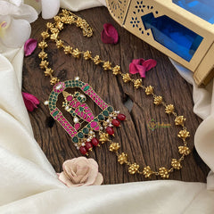 Vriksham Gold Look Alike Maha Vishanu Pendant Moggapu Chain-J2829