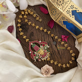 Vriksham Gold Look Alike Balaji Pendant Moggapu Chain-J2830