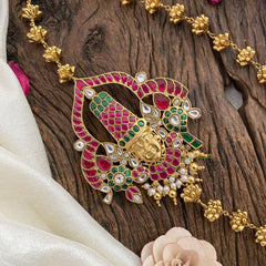 Vriksham Gold Look Alike Balaji Pendant Moggapu Chain-J2830