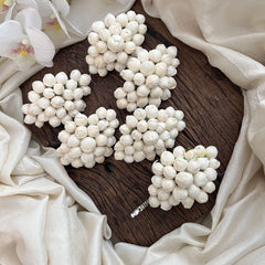 Vriksham Traditional Jasmine Mogra Bridal Hair Clip Return Gift-Set of 6-RG273