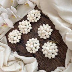 Vriksham Jasmine Mogra Bridal Hair Clip-Medium-Return Gift-Set of 6-RG274