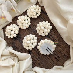 Vriksham Jasmine Mogra Bridal Hair Clip-Medium-Return Gift-Set of 6-RG274