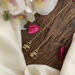 Vriksham Precious Jadau Kundan Anklets-Floral-J2861