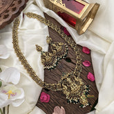 Vriksham Elegant Gold Look Alike Lakshmi Pendant Neckpiece-G16210