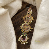 Trendy 3 Tier AD Stone Billai-Red Green White-G12394