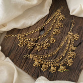 3 Layered Maatil with Jhumka /Ear Chain-G12352