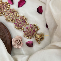 Vriksham Designer Half Moon Style Bridal Jada Billai-Pearl-G19284