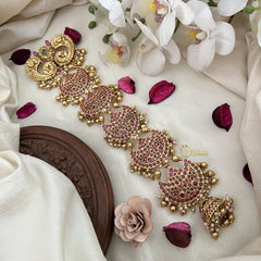 Vriksham Designer Half Moon Style Bridal Jada Billai-Pearl-G19284