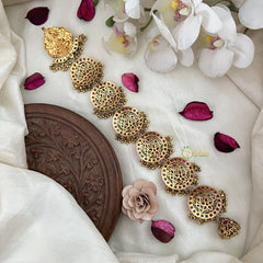 Vriksham Designer Floral Bridal Jada Billai-Gold Bead-G19282