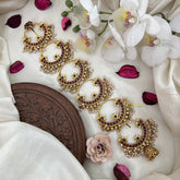 Vriksham Designer Chandbali Style Bridal Jada Billai-Pearl-G19283