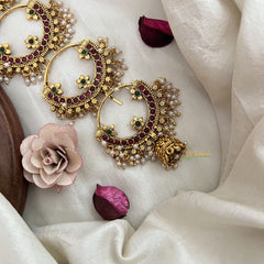 Vriksham Designer Chandbali Style Bridal Jada Billai-Pearl-G19283