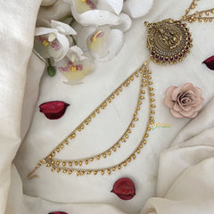 Vriksham Lakshmi Jada Bun Billai With Gold Maatil Bridal Jada Billai-Gold Bead-G19294