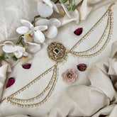 Vriksham Peacock Jada Bun Billai with Maatil Bridal Jada Billai-Green-G19292