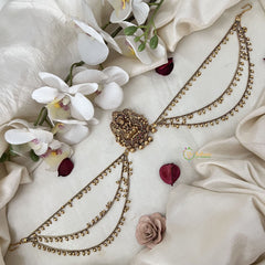 Vriksham Lakshmi Inspired Jada Billai With Gold Maatil Bridal Jada Billai-G19298