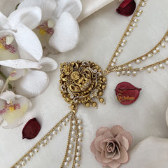 Vriksham Divine Lakshmi Jada Billai With Pearl Maatil Bridal Jada Billai-G19299