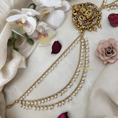 Vriksham Divine Lakshmi Jada Billai With Pearl Maatil Bridal Jada Billai-G19299