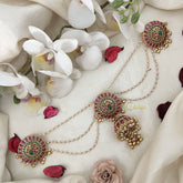 Vriksham Bridal Peacock Jada Billai With Pearl Maatil Bridal Jada Billai-G19304